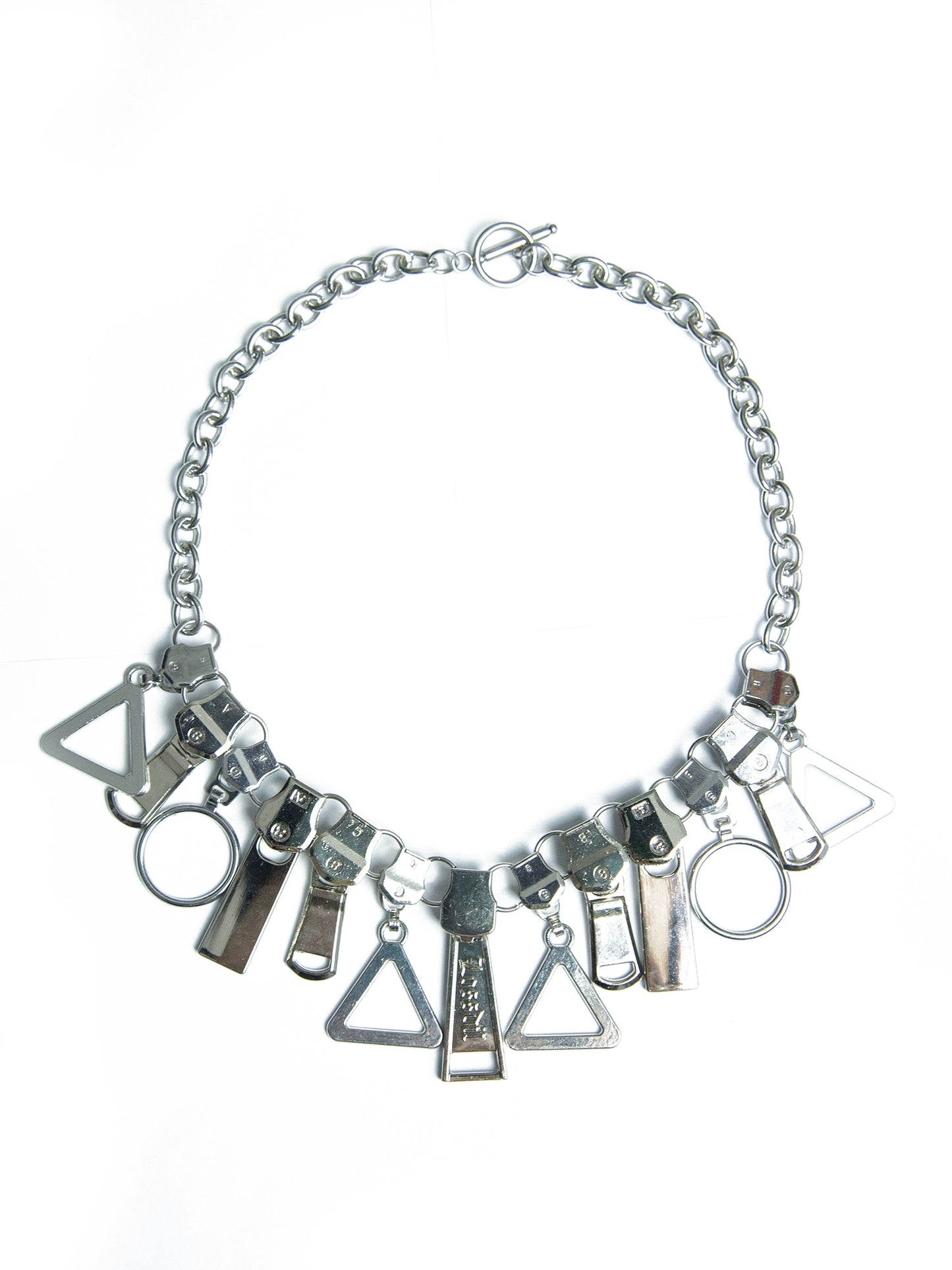 Zipper Charm Chain Necklace WN21118