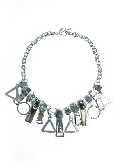 Zipper Charm Chain Necklace WN21118