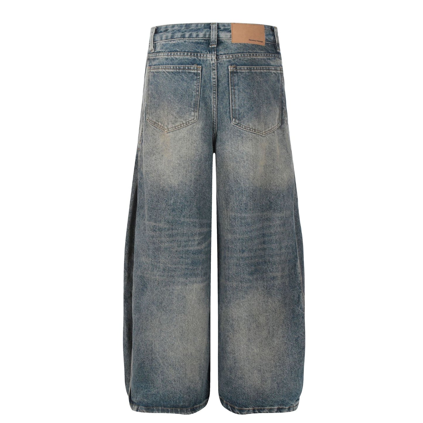 Washed Wide Leg Denim Jeans WN25968