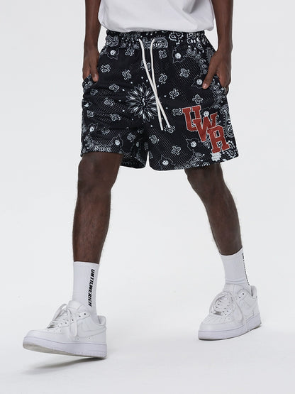 Drawstring Graphic Letter Design Sporty Short Pants WN17777