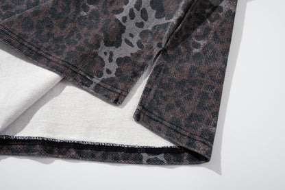 Leopard Embroidery Polo Shirt & Short Pants Setup WN27909