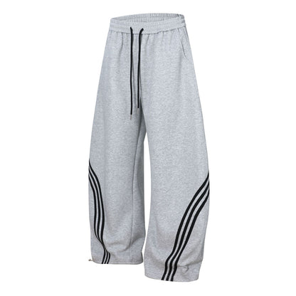 Deconstruction Curved Leg Wide Leg Sweatpants WN26160