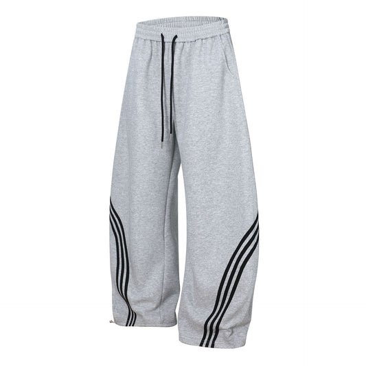 Deconstruction Curved Leg Wide Leg Sweatpants WN26160