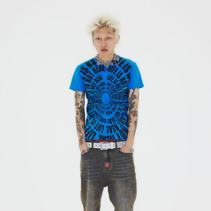 Print Slim Short Sleeve T-Shirt WN19071