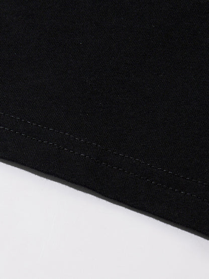 Gradient Gothic Statue Graphic Short Sleeve T-Shirt WN26960