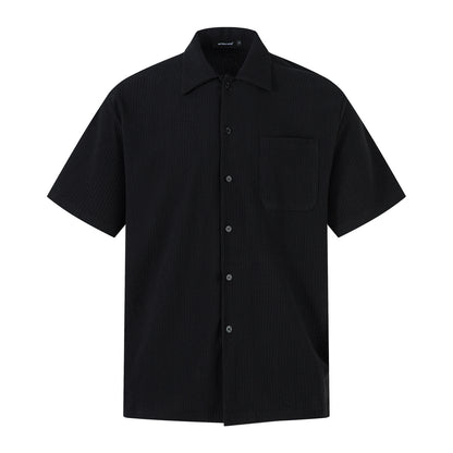 Textured Pocket Short Sleeve Shirt WN26823
