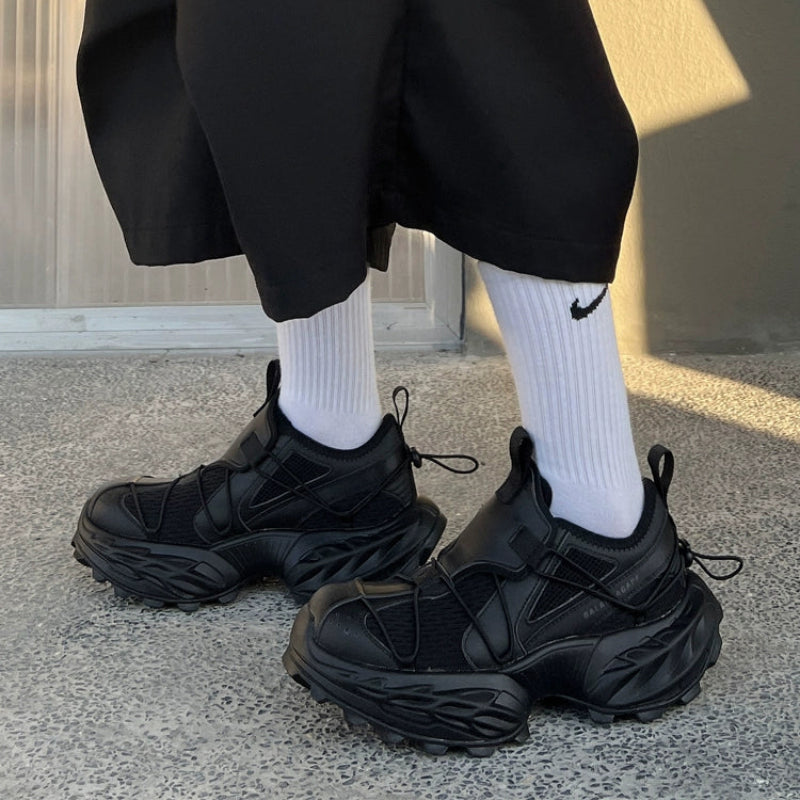 Mesh Thick Sole Sporty Sneakers WN21252