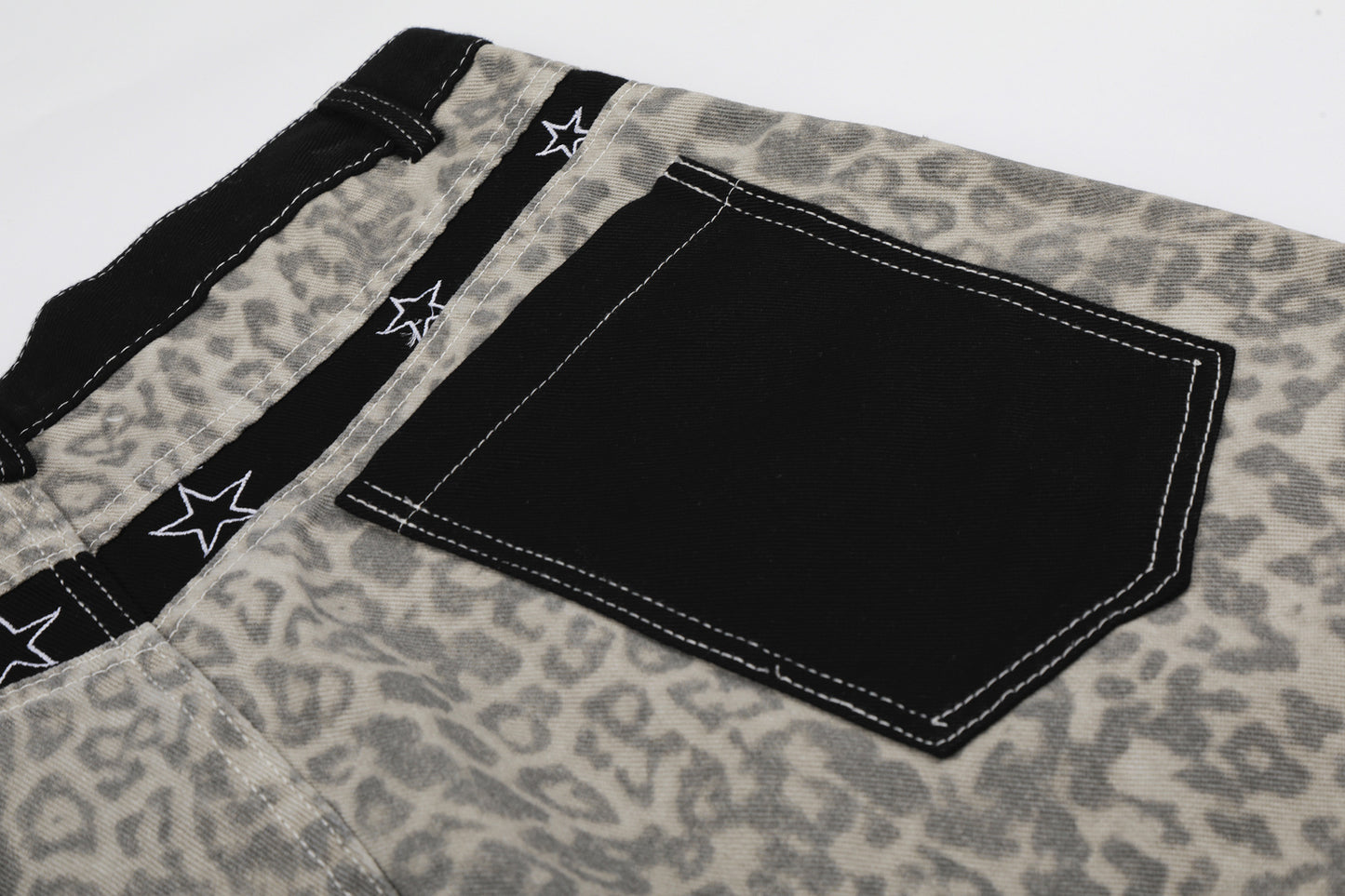 Leopard Star Pocket Half Pants WN25521