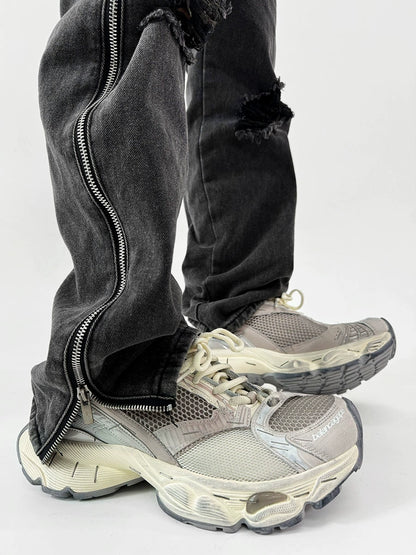 Platform Design Sporty Sneakers WN19111