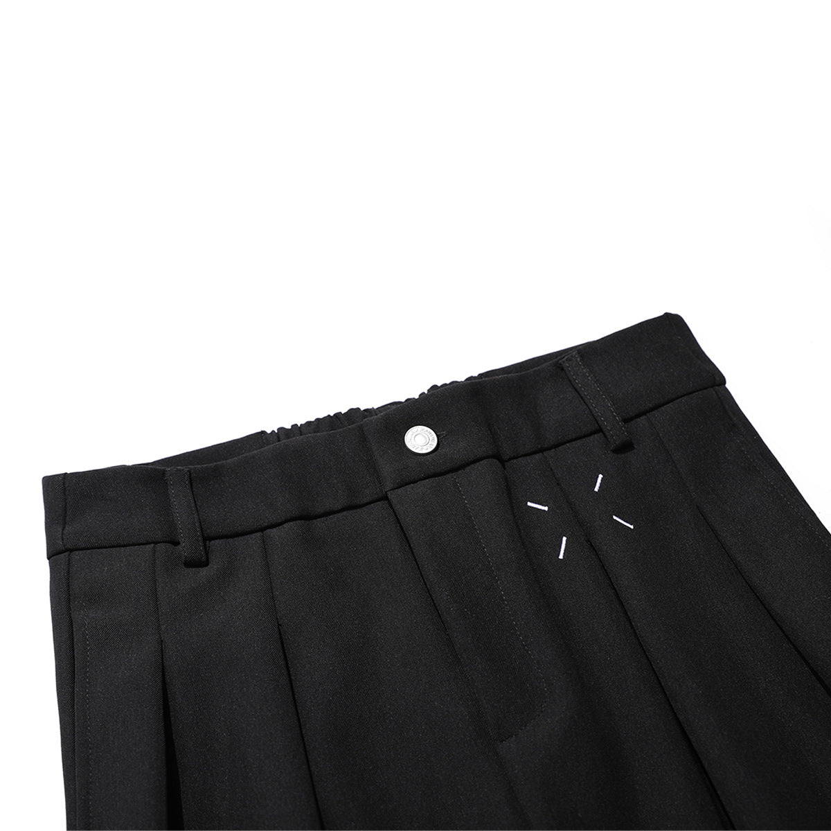 Drape Pleats Wide Leg Trousers WN25664