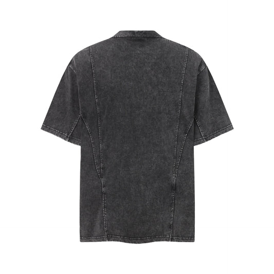 Washed Panel Short Sleeve T-Shirt WN25758