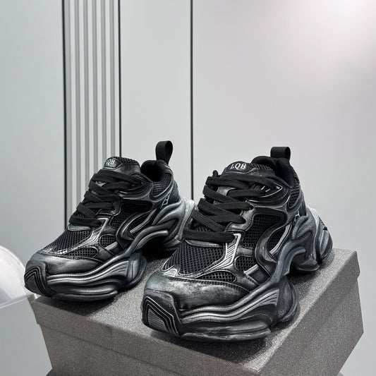 Thick-Soled Height-Increasing Dad Sneakers　WN24733
