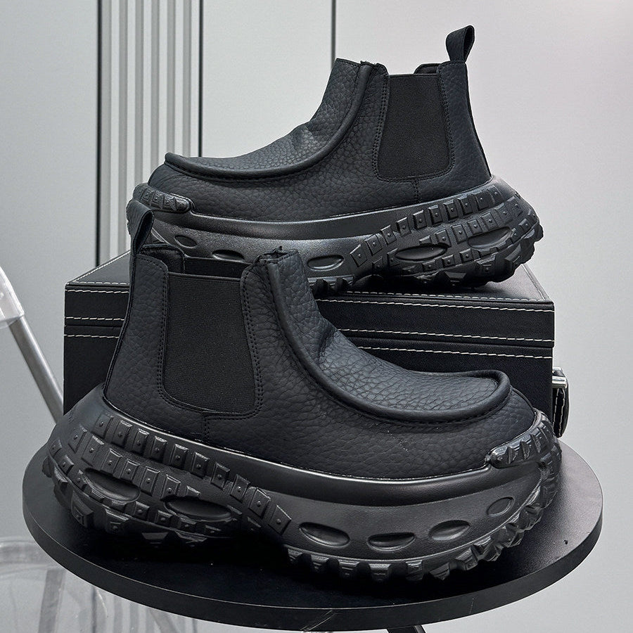 Thick-Sole Height-Increasing Chelsea Boots WN24774