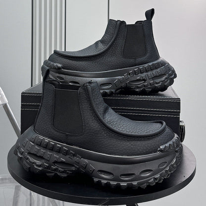 Thick-Sole Height-Increasing Chelsea Boots WN24774