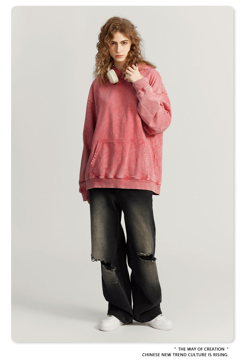 Oversize Washed Hoodie WN6463
