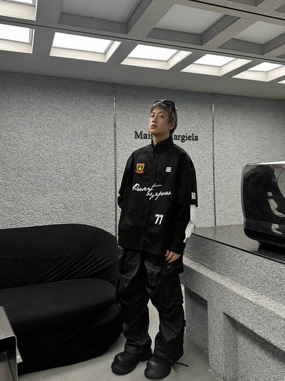 3D Cut Pocket Cargo Wide Leg Pants WN17717