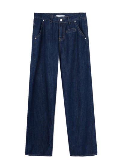 Wash Straight Denim Jeans WN6156