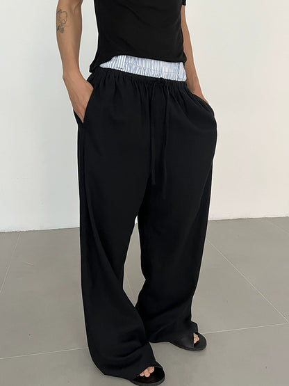 Drawstring Plain Sweat Pants WN21584