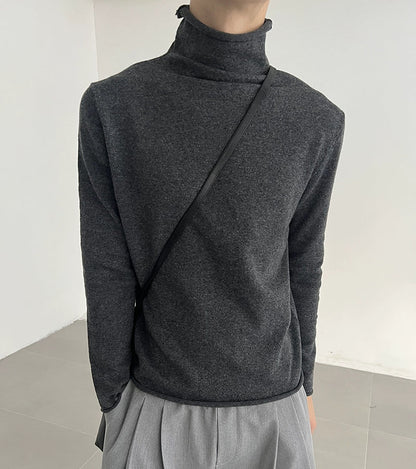 High-Neck Knit Sweater WN21513