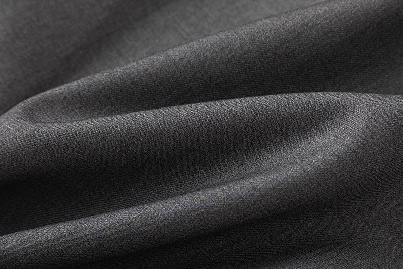 Drape Silhouette Pleats Wide Leg Trousers WN16165