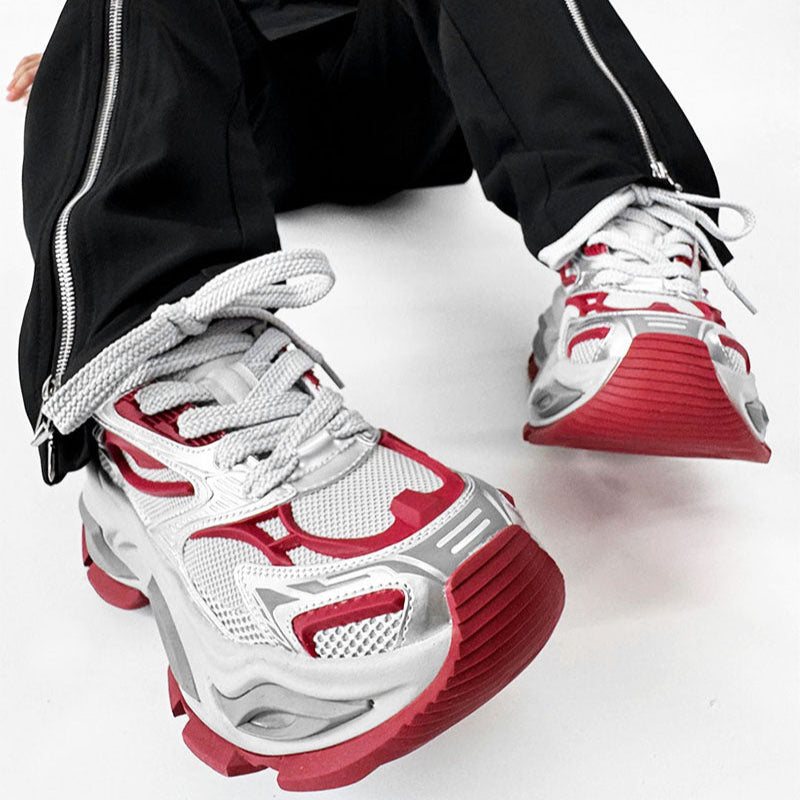 Heterochromatic Chunky Design Shoes WN19186