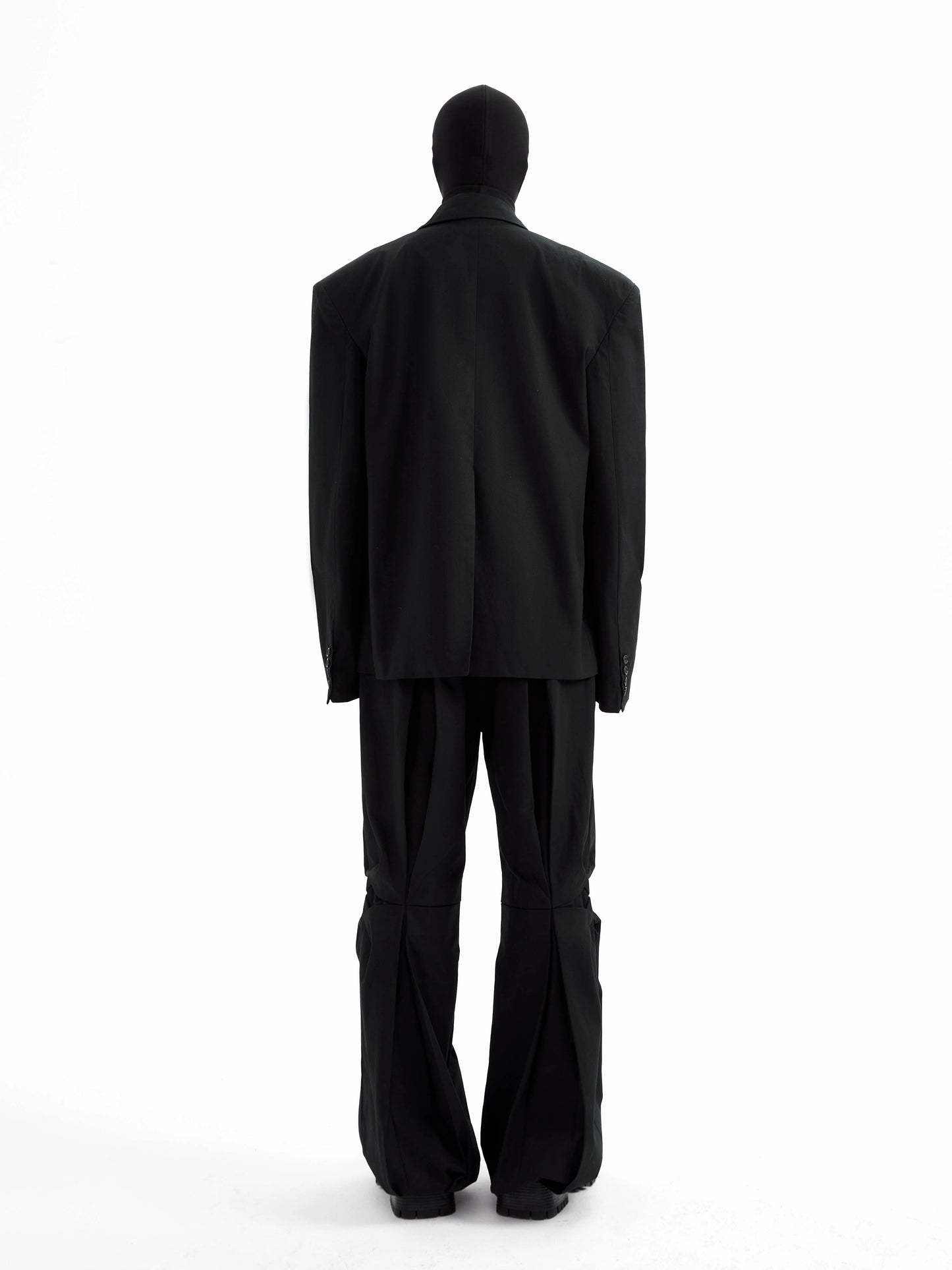 Irregular Deconstruction Shoulder-Pad Oversize Tailored Jacket WN21292