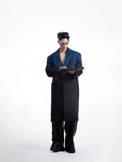 Paint Shoulder-Pad Coat WN20628