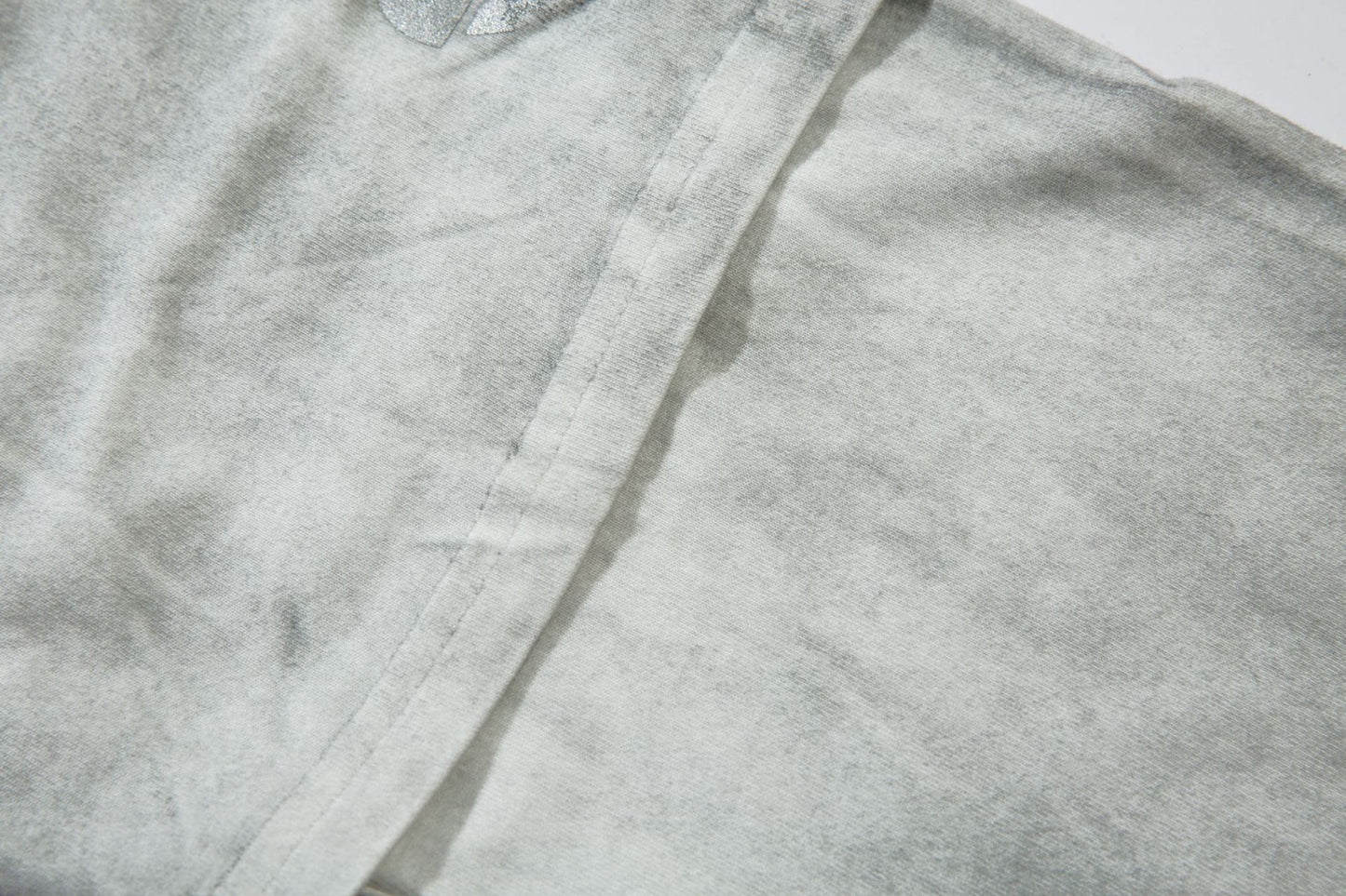 Fake Layered Dirty Dye Print Long Sleeve T-Shirt WN25581