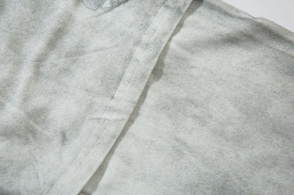 Fake Layered Dirty Dye Print Long Sleeve T-Shirt WN25581