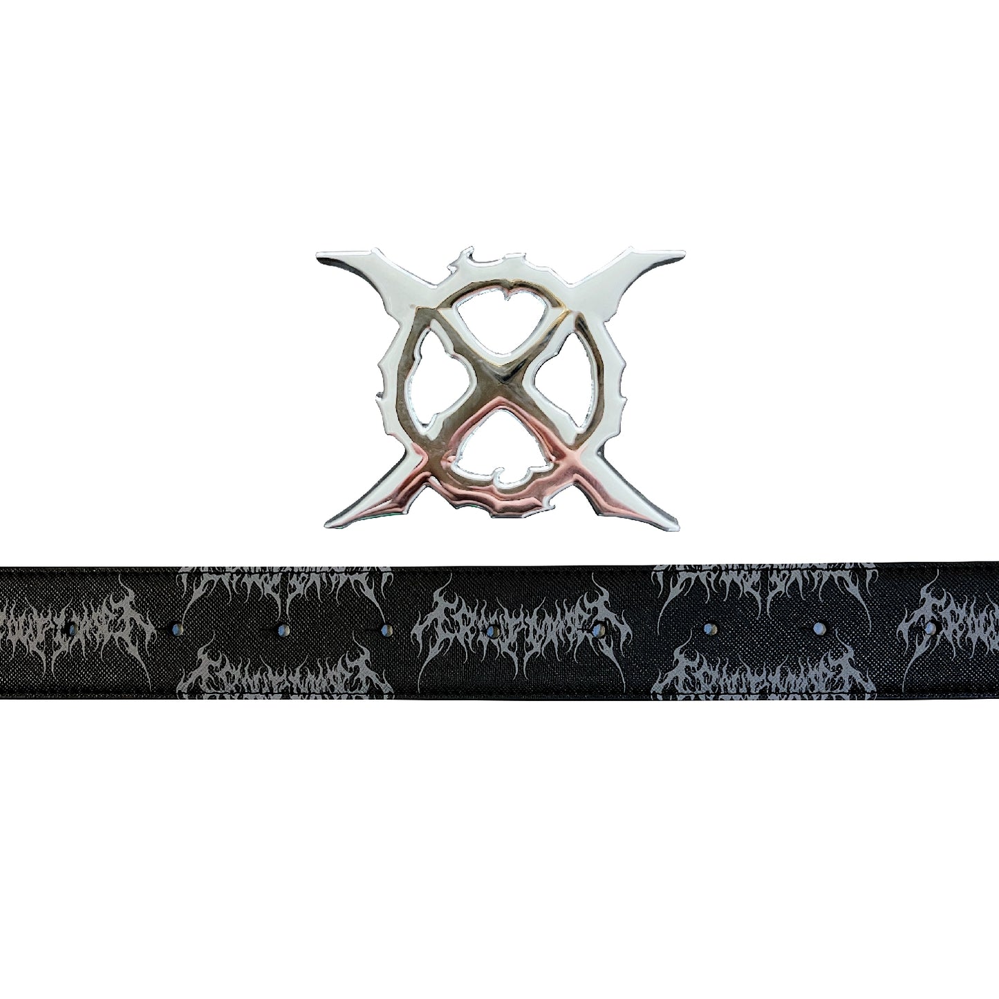 Logo Detachable Buckle Genuine Leather Belt WN17208