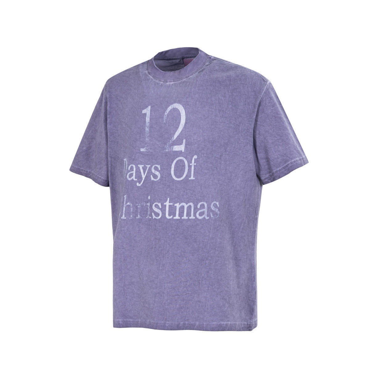 Washed Letter Print Oversize Short Sleeve T-Shirt WN26111