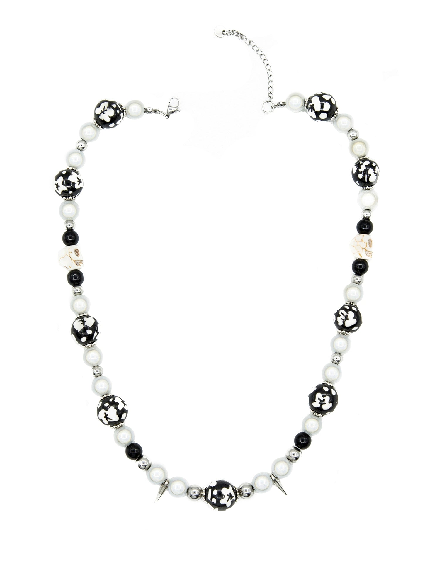 Floral Beaded Pearls Necklace WN21123