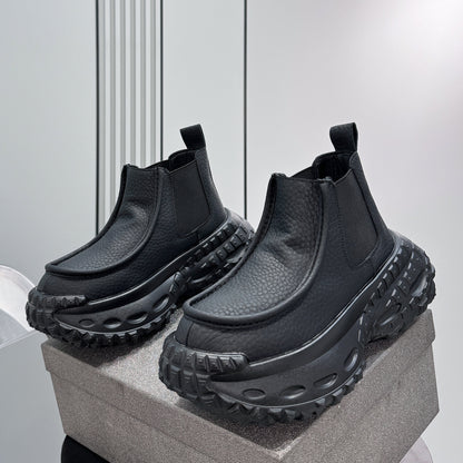 Thick-Sole Height-Increasing Chelsea Boots WN24774