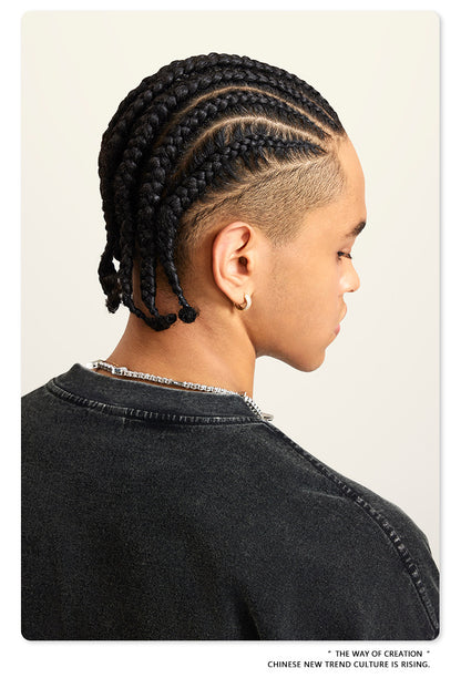 Water Washed Print Long Sleeve T-Shirt WN7882