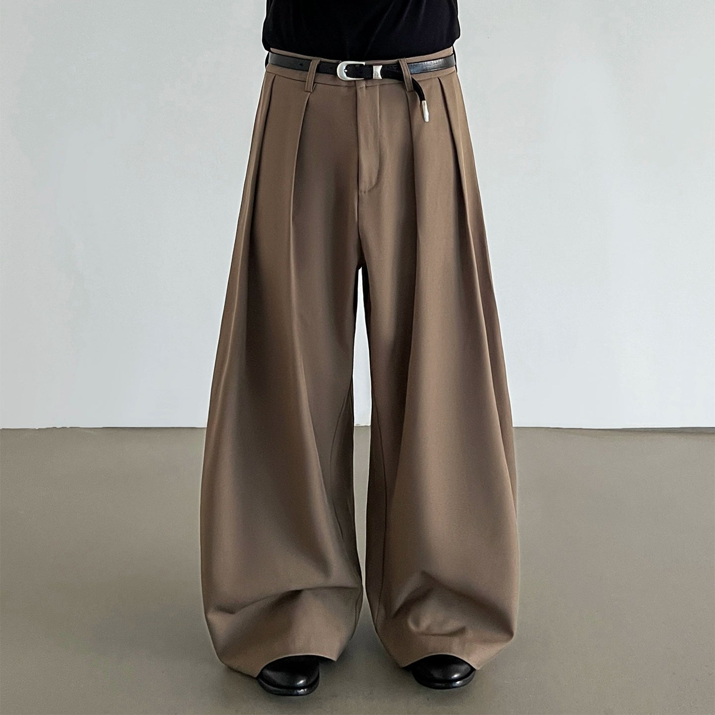 Pleats Wide Leg Trousers WN21439