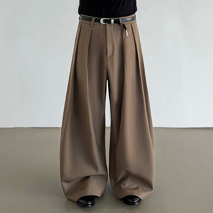 Pleats Wide Leg Trousers WN21439