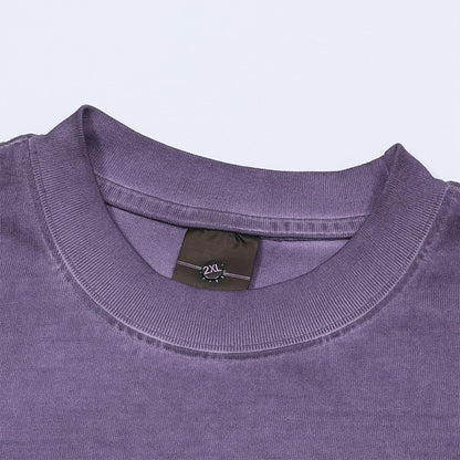 Plain Washed Oversize Short Sleeve T-Shirt WN18585