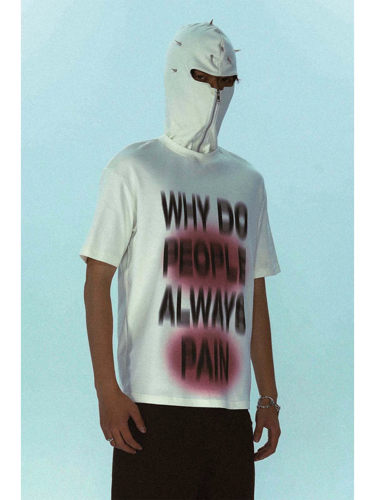 Hooded Drop Shoulder Short Sleeve T-Shirt WN18857