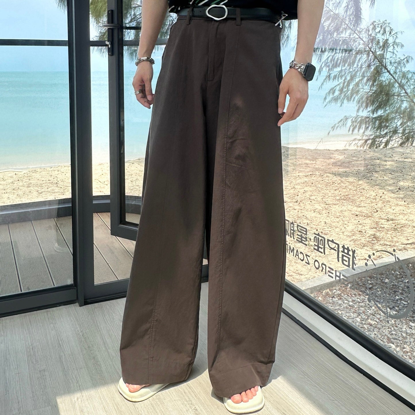 Drape Wide Leg Pants WN25375