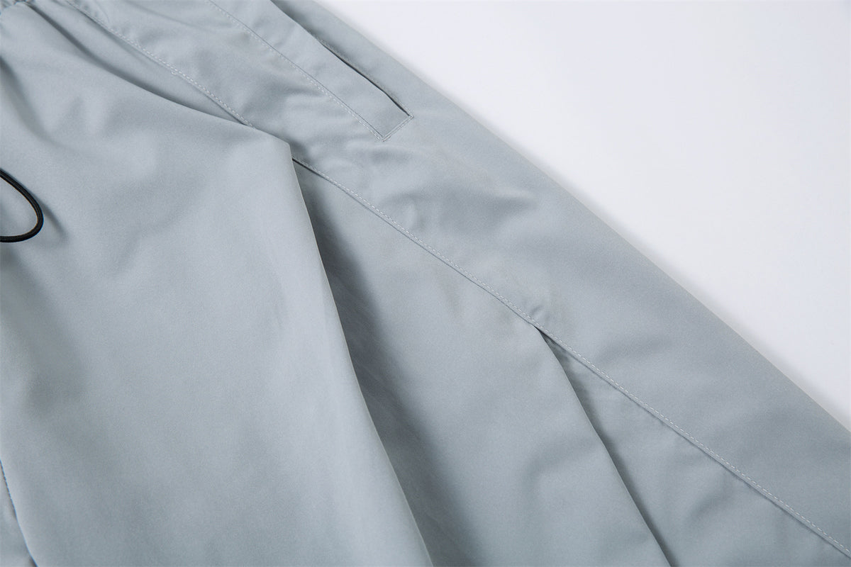 Lightweight Pleats Wide Leg Cargo Pants WN26862