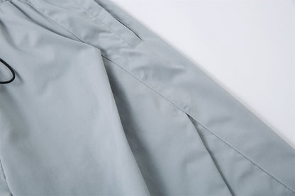 Lightweight Pleats Wide Leg Cargo Pants WN26862