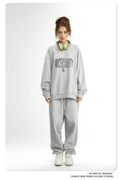 Oversize Round Neck Sweatshirt WN9939