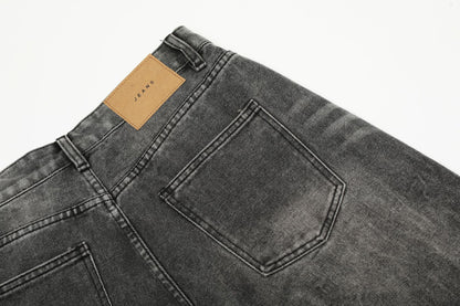 Washed Wide Leg Denim Half Pants WN25692