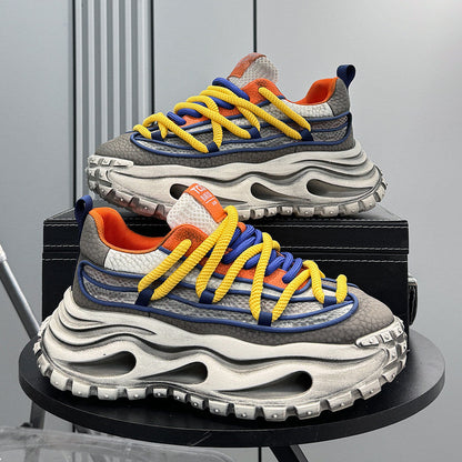 Breathable Platform Height-Increasing Dad Sneakers WN24776
