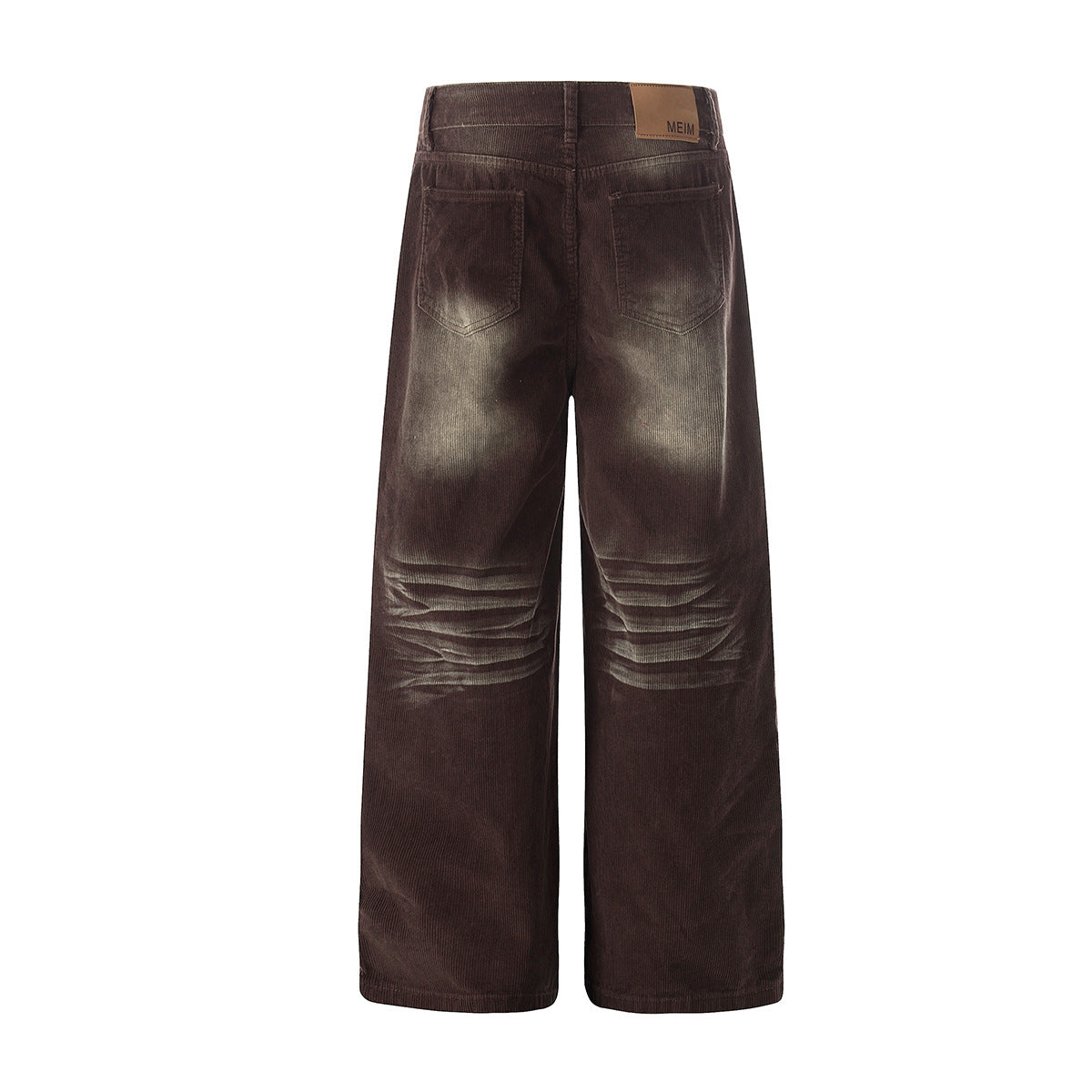 Washed Corduroy Straight Pants WN25511