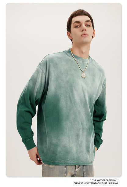 Oversize Washed Long-sleeve t-shirt WN6051