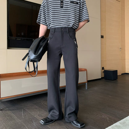 Wrinkle-Resistant Flare Trousers WN20430