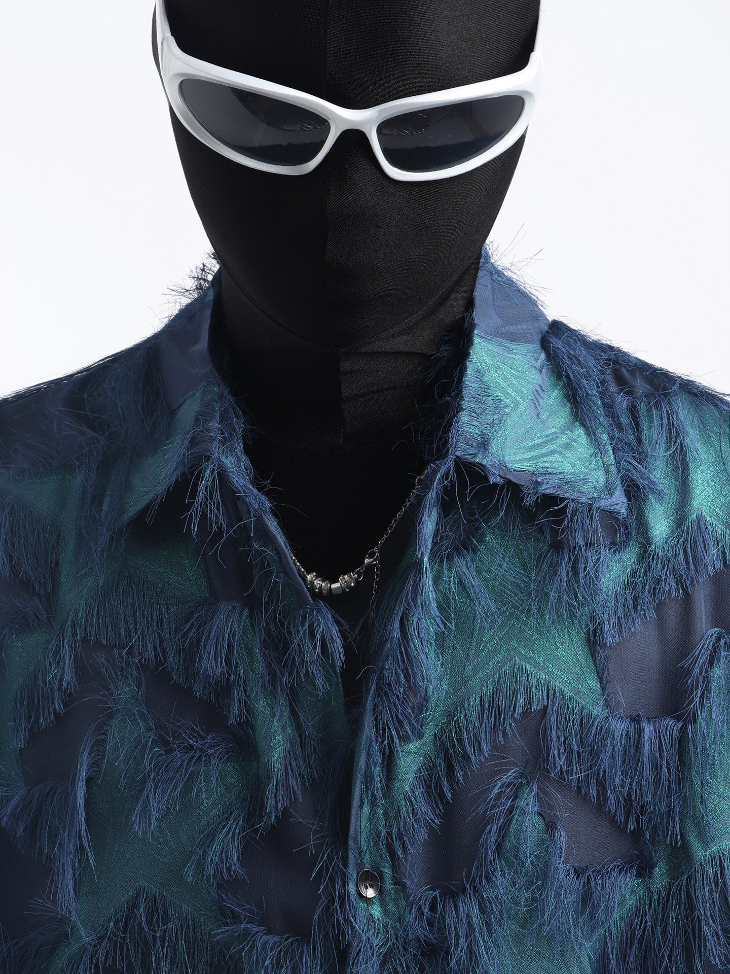 Tassel Oversize Long Sleeve Shirt WN23771