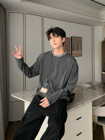 Striped Long Sleeve T-Shirt WN20486