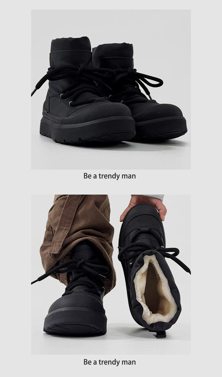 Winter Fleece Lined High-Top Boots WN23378